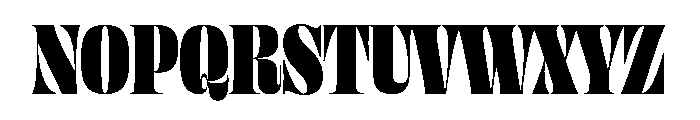 Blaacck Bold Font UPPERCASE