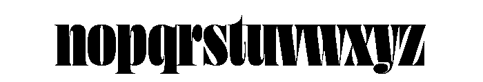 Blaacck Bold Font LOWERCASE