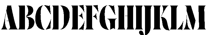 Blaacck Extra Bold Font UPPERCASE