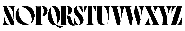Blaacck Extra Bold Font UPPERCASE