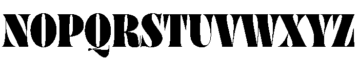 Blaacck Heavy Font UPPERCASE