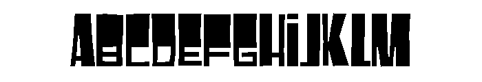 Black Pack VF Condensed Light Font UPPERCASE