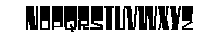 Black Pack VF Condensed Light Font UPPERCASE