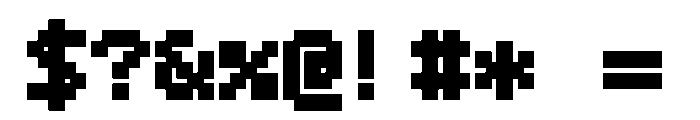Black Pack Variable Bold Font OTHER CHARS