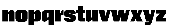 Black Pack Variable Extra Bold Font LOWERCASE