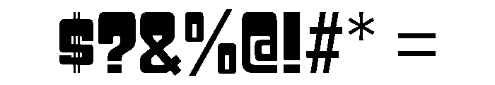 Black Pack Variable Heavy Font OTHER CHARS