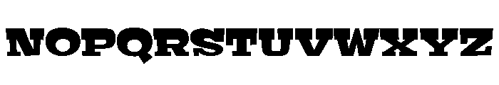 Black Pack Variable Regular Font UPPERCASE