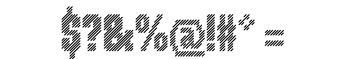 BlahBlah Hatch Font OTHER CHARS