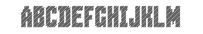 BlahBlah Hatch Font UPPERCASE