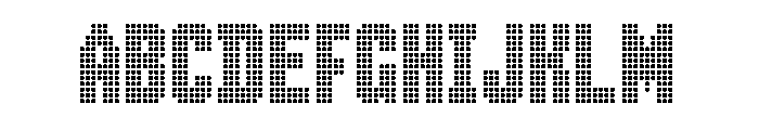 BlahBlah Matrix Font UPPERCASE
