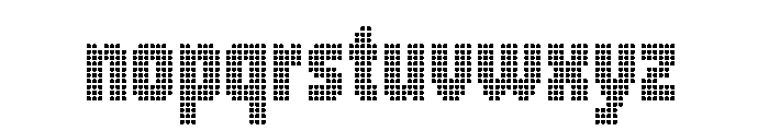 BlahBlah Matrix Font LOWERCASE