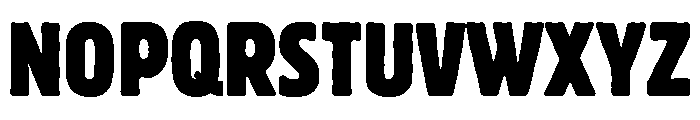 Block W1G Condensed Font UPPERCASE