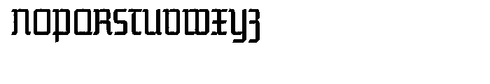 Blackhaus Regular Font UPPERCASE