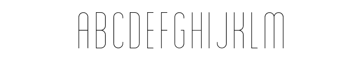 Blanch-CondensedLight Font LOWERCASE