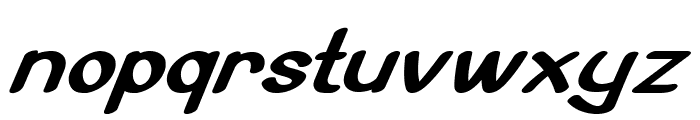 Blimpy-BoldItalic Font LOWERCASE