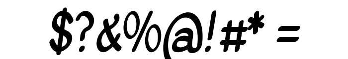 Blimpy-CondensedRegular Font OTHER CHARS