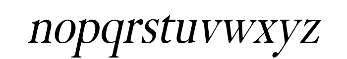 Bliss Condensed Italic Font LOWERCASE