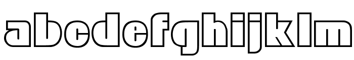 Blocky Regular Font LOWERCASE