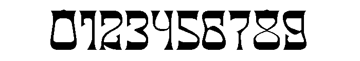 BLACK DRAGON-Light Font OTHER CHARS