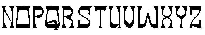 BLACK DRAGON-Light Font UPPERCASE