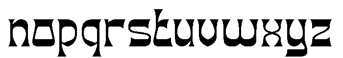 BLACK DRAGON-Light Font LOWERCASE