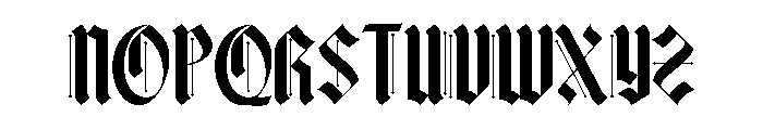 BLACKLOTTERY-Regular Font UPPERCASE