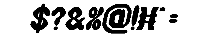BLACKSMITH Bold Italic Font OTHER CHARS