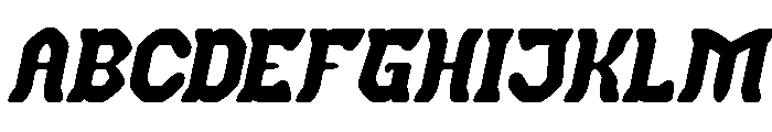 BLACKSMITH Bold Italic Font UPPERCASE