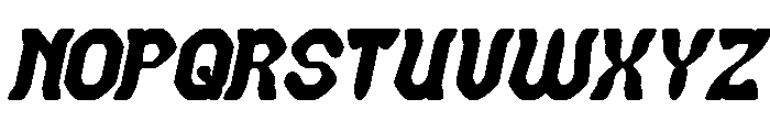 BLACKSMITH Bold Italic Font UPPERCASE