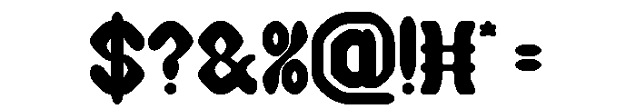 BLACKSMITH Bold Font OTHER CHARS