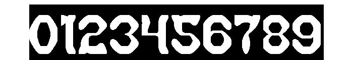 BLACKSMITH-Inverse Font OTHER CHARS