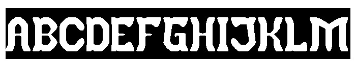 BLACKSMITH-Inverse Font UPPERCASE