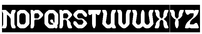 BLACKSMITH-Inverse Font UPPERCASE