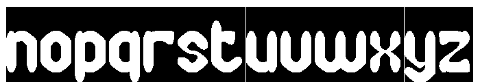 BLACKSMITH-Inverse Font LOWERCASE