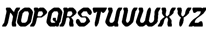 BLACKSMITH Italic Font UPPERCASE