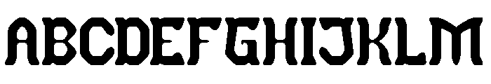 BLACKSMITH-Light Font UPPERCASE