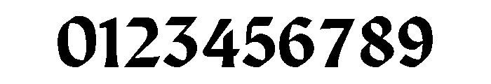 BLACKWARD Font OTHER CHARS