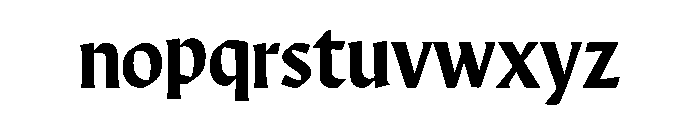 BLACKWARD Font LOWERCASE