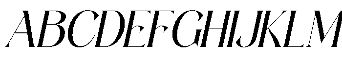BLASTIGO Italic Font UPPERCASE