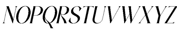 BLASTIGO Italic Font UPPERCASE