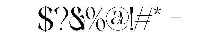 BLASTIGO Regular Font OTHER CHARS