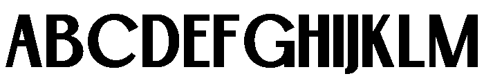 BLESON VOOZART Bold Font UPPERCASE