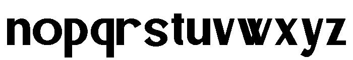 BLESON VOOZART Bold Font LOWERCASE