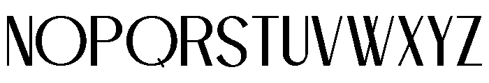 BLESON VOOZART Extra Light Font UPPERCASE