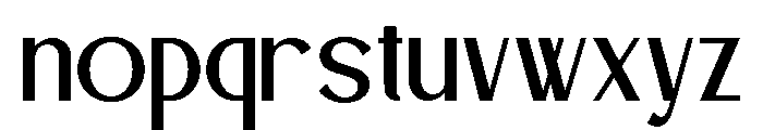 BLESON VOOZART Light Font LOWERCASE