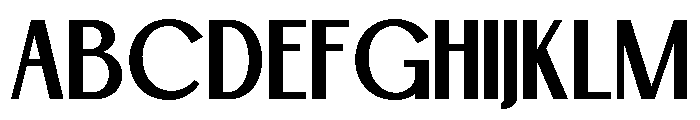BLESON VOOZART Medium Font UPPERCASE