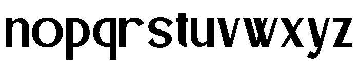 BLESON VOOZART Medium Font LOWERCASE