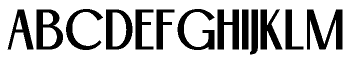 BLESON VOOZART Regular Font UPPERCASE