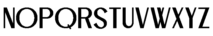 BLESON VOOZART Regular Font UPPERCASE