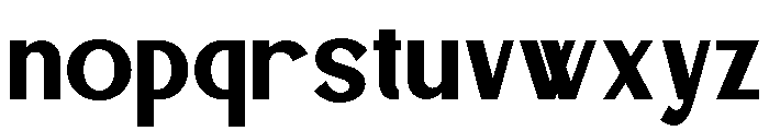 BLESONVOOZART-Bold Font LOWERCASE